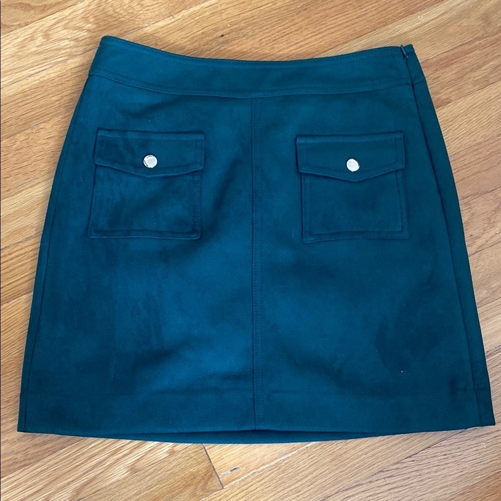 LOFT Green Mini Pencil Skirt for Casual Wear